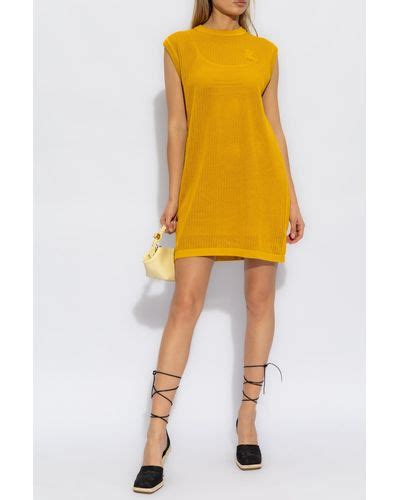 burberry yellow dress|Burberry dress women.